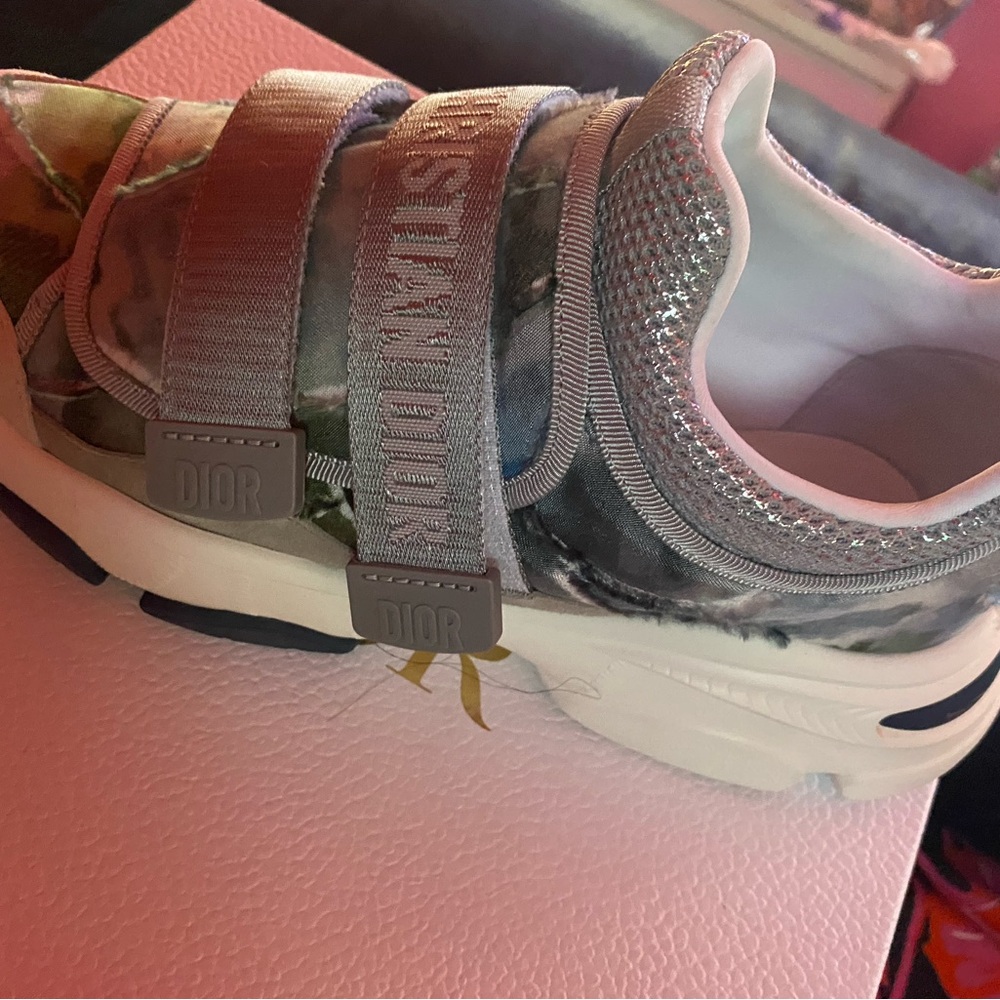 Christian Dior sneakers D-Wander style, wore once color denim blue size 38.5 - Picture 4 of 13